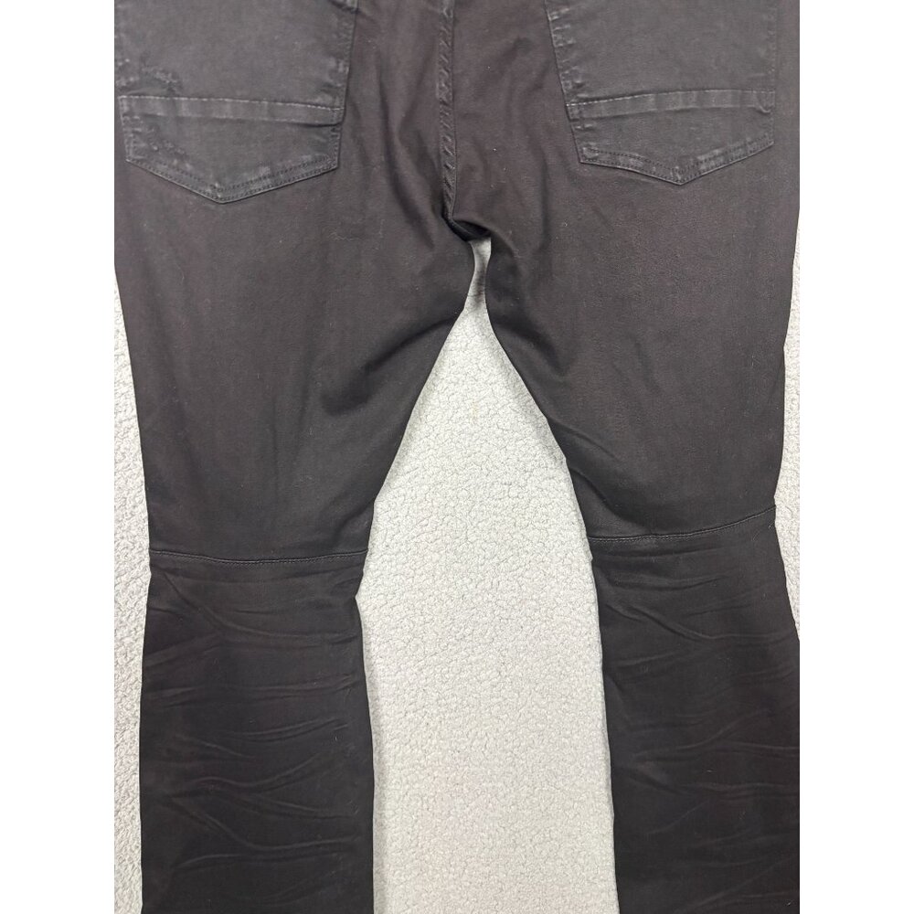 Decibel Mens Black Stacked Fit Distressed Jeans Size 40/35 New With Tag's - Picture 4 of 8